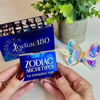 Zodiac 180 Oracle Deck by iN2IT – Astrology Oracle Cards with Keywords & Archetypes | 180-Card Oracle System with Bonus Mini Deck