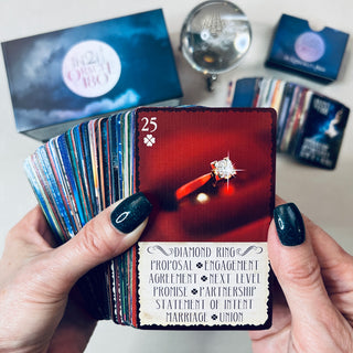 iN2IT Oracle Deck w/Keywords. 132 Oracle Cards. 3 Lenormand Decks + Spirit Animals + Mini Bonus Oracle Deck