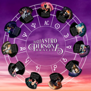 Astro Persona Oracle Deck | Astrology-Based Zodiac Personality Oracle | 132 Cards w/ Keywords for Sun, Moon, Rising & Planets