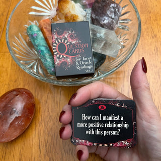Q Oracle by iN2IT | Pocket-Sized Deck of 55 Question Cards for Tarot & Oracle Readings