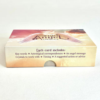 Angel Oracle Deck by iN2IT – 47 Angel Cards w/ Guidebook, Keywords & Symbolism for Divine Guidance