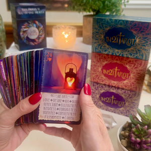 Buy iN2IT Oracle Deck w/Keywords and Choose iN2ITarot Deck for $20. 133 Powerful Oracle Cards. 2 Lenormand Decks + Spirit Animals + Bonus Cards. No Book Needed. Best Seller! Includes FREE Pocket iN2ITarot.