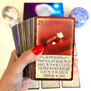 Collector's Item: iN2IT's 2nd Edition Oracle Deck w/Keywords and GEMSTONES! Limited supply