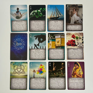 Zodiac 108 Oracle Deck. 132 Oracle Cards with Keywords. Object-Oriented Oracle. Astrology, Numerology & Tarot Deck. No Book Needed!