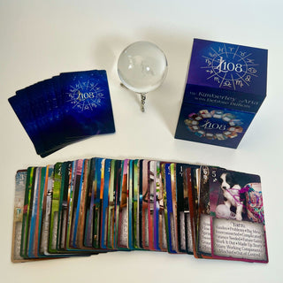 Zodiac 108 Oracle Deck. 132 Oracle Cards with Keywords. Object-Based Situation Oracle. Astrology, Numerology & Tarot Deck. No Book Needed!