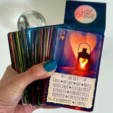 Load image into Gallery viewer, Buy iN2IT Oracle Deck w/Keywords and Choose iN2ITarot Deck for $20. 133 Powerful Oracle Cards. 2 Lenormand Decks + Spirit Animals + Bonus Cards. No Book Needed. Best Seller! Includes FREE Pocket iN2ITarot.
