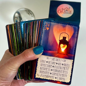 2 Oracle Deck Bundle: iN2IT Oracle & iN2IT Twin Flame Oracle Decks. Powerful Love Messages & Situation Oracle. Includes FREE iN2IT Tarot Pocket Edition ($26.00 value)
