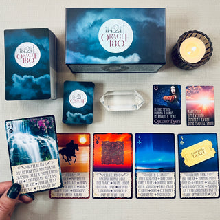 iN2IT Oracle + Angel Oracle Deck Set – 2 Deck Bundle for Intuitive Guidance & Divine Connection