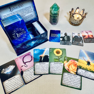 iN2IT Zodiac 108 + Angel Oracle Deck Set – 2 Deck Bundle for Intuitive Astrology & Divine Guidance