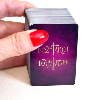 iN2ITarot Pocket Edition Mini Tarot Deck. Mini version of iN2ITarot Classic. Use for Travel or Clarifiers