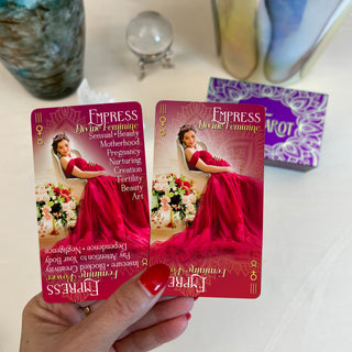 Learn Tarot w/iN2ITarot 2-Pack: iN2ITarot 2X w/Two-Sided, Flashcard-Style Tarot Deck. BUY 1 GET ONE FREE. iN2ITarot Keywords & Classic Editions.